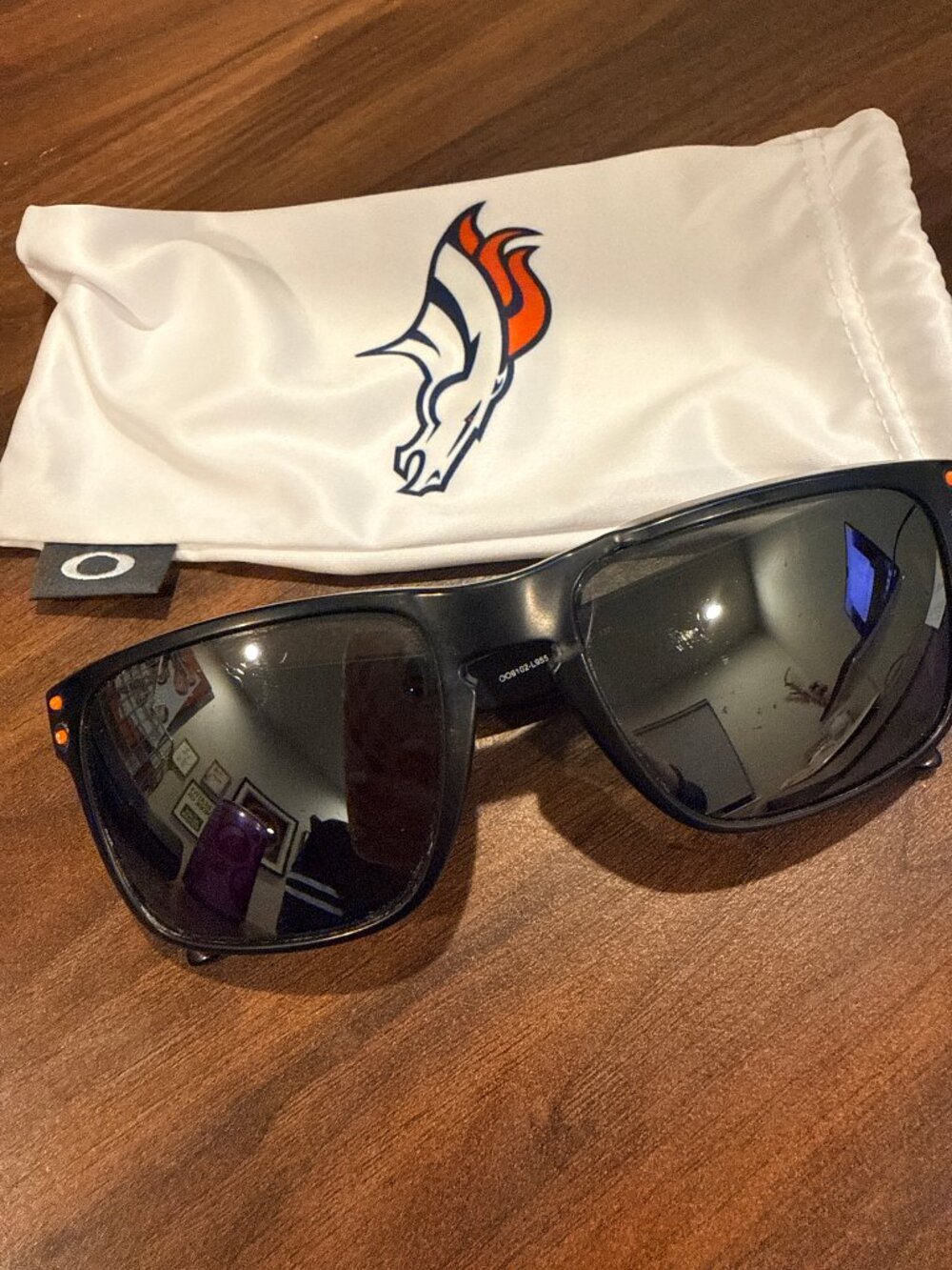 Oakley Holbrook Denver Broncos NFL Sunglasses Prizm Black OO9102-L955